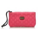 Louis Vuitton Vintage - Monogram Embossed Scuba Clutch Bag - Pink - Canvas Handbag - Luxury High Quality