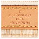 Louis Vuitton Vintage - Damier Azure Neverfull PM Bag - Bianco Avorio Blu - Borsa in Pelle e Tela Damier - Alta Qualità Luxury