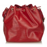 Louis Vuitton Vintage - Epi Petit Noe Bag - Red - Leather and Epi Leather Handbag - Luxury High Quality