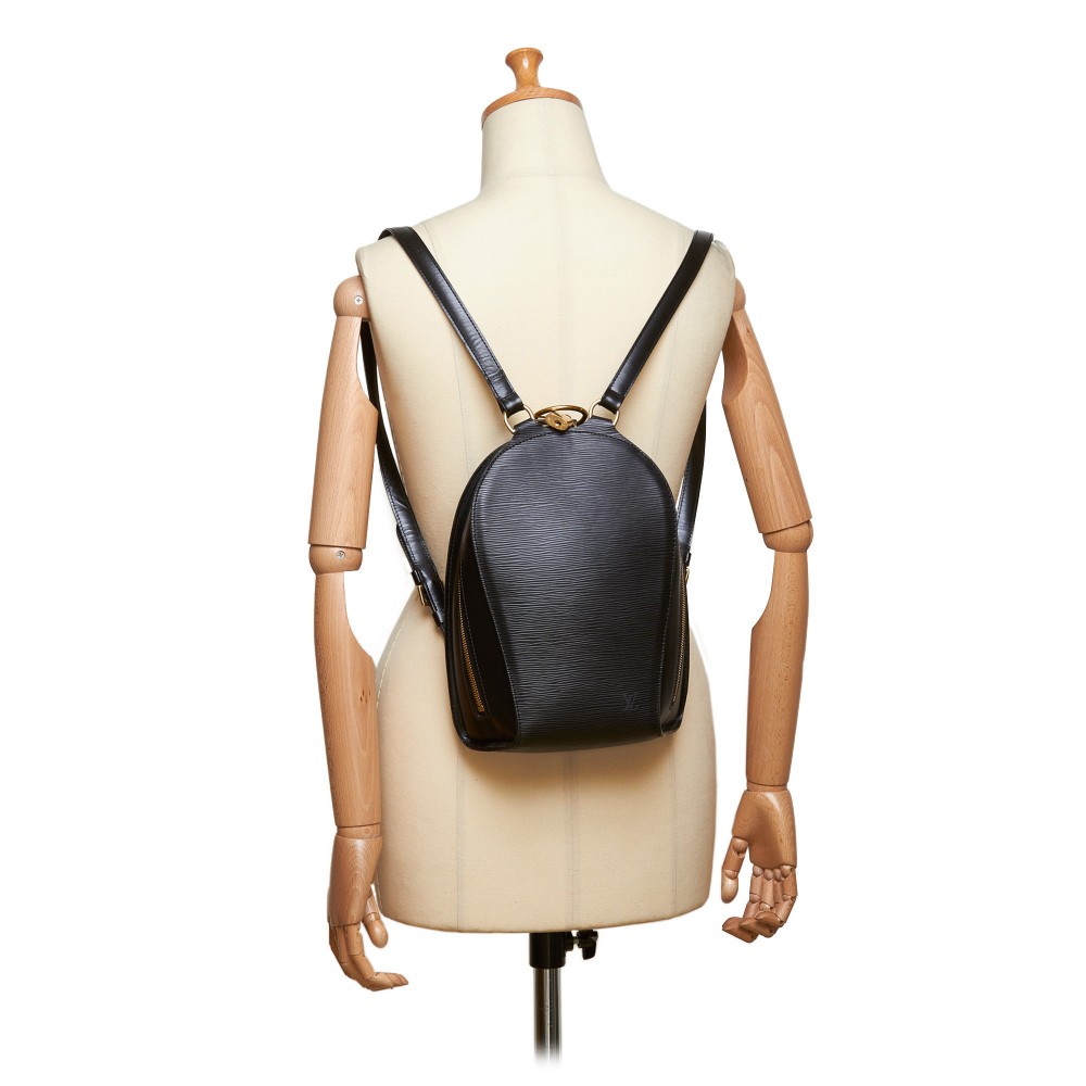 Louis Vuitton Vintage - Epi Mabillon Bag - Nero - Zaino in Pelle Epi e  Pelle - Alta Qualità Luxury - Avvenice