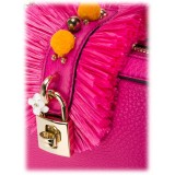 Dolce & Gabbana Vintage - Embellished Leather Box Satchel Bag - Pink - Leather and Calf Handbag - Luxury High Quality