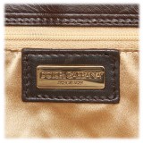 Dolce & Gabbana Vintage - Leopard Printed Ponyhair Tote Bag - Marrone Beige - Borsa in Pelle - Alta Qualità Luxury