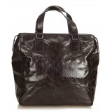 Dolce & Gabbana Vintage - Leather Handbag - Nero - Borsa in Pelle - Alta Qualità Luxury