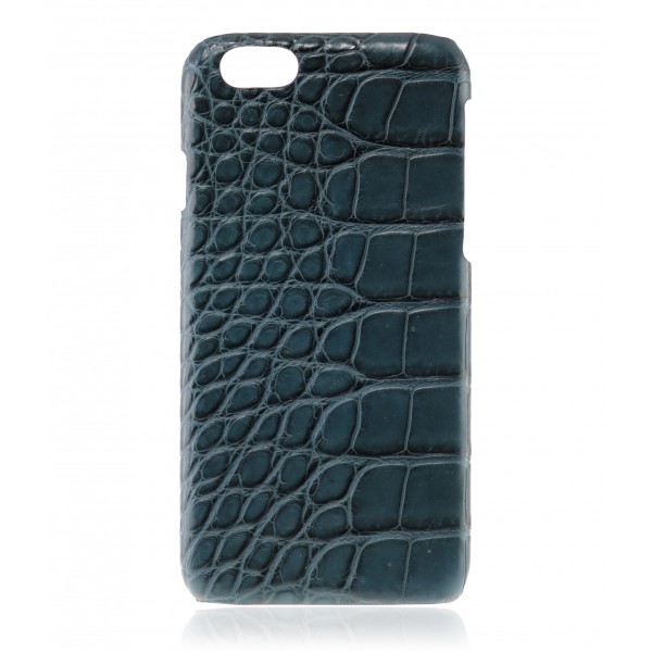 2 ME Style - Cover Croco Navy Blue - iPhone 6/6S