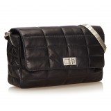 Chanel Vintage - Reissue Lambskin Classic Flap Bag - Nero - Borsa in Pelle e Agnello - Alta Qualità Luxury