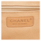 Chanel Vintage - Camellia CC Tote Bag - Giallo - Borsa in Pelle e Tessuto - Alta Qualità Luxury