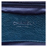 Chanel Vintage - Soft Caviar Tote Bag - Blu - Borsa in Pelle Caviar - Alta Qualità Luxury