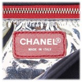 Chanel Vintage - No. 5 Chain Bag - Bianco Avorio - Borsa in Pelle e Tessuto - Alta Qualità Luxury