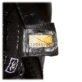Chanel Vintage - Coated Canvas Sport Line Shoulder Bag - Grey - Leather and Wool Handbag - Luxury High Quality