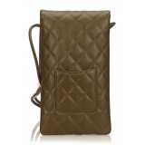 Chanel Vintage - Cambon Ligne Crossbody Bag - Marrone - Borsa in Pelle - Alta Qualità Luxury