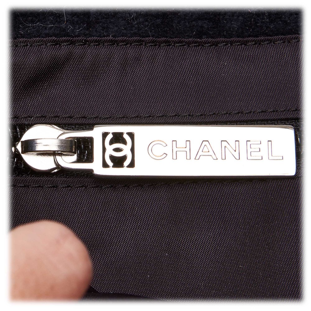 Chanel Vintage - Sport Line Chain Shoulder Bag - Black - Canvas and Vinyl  Handbag - Luxury High Quality - Avvenice