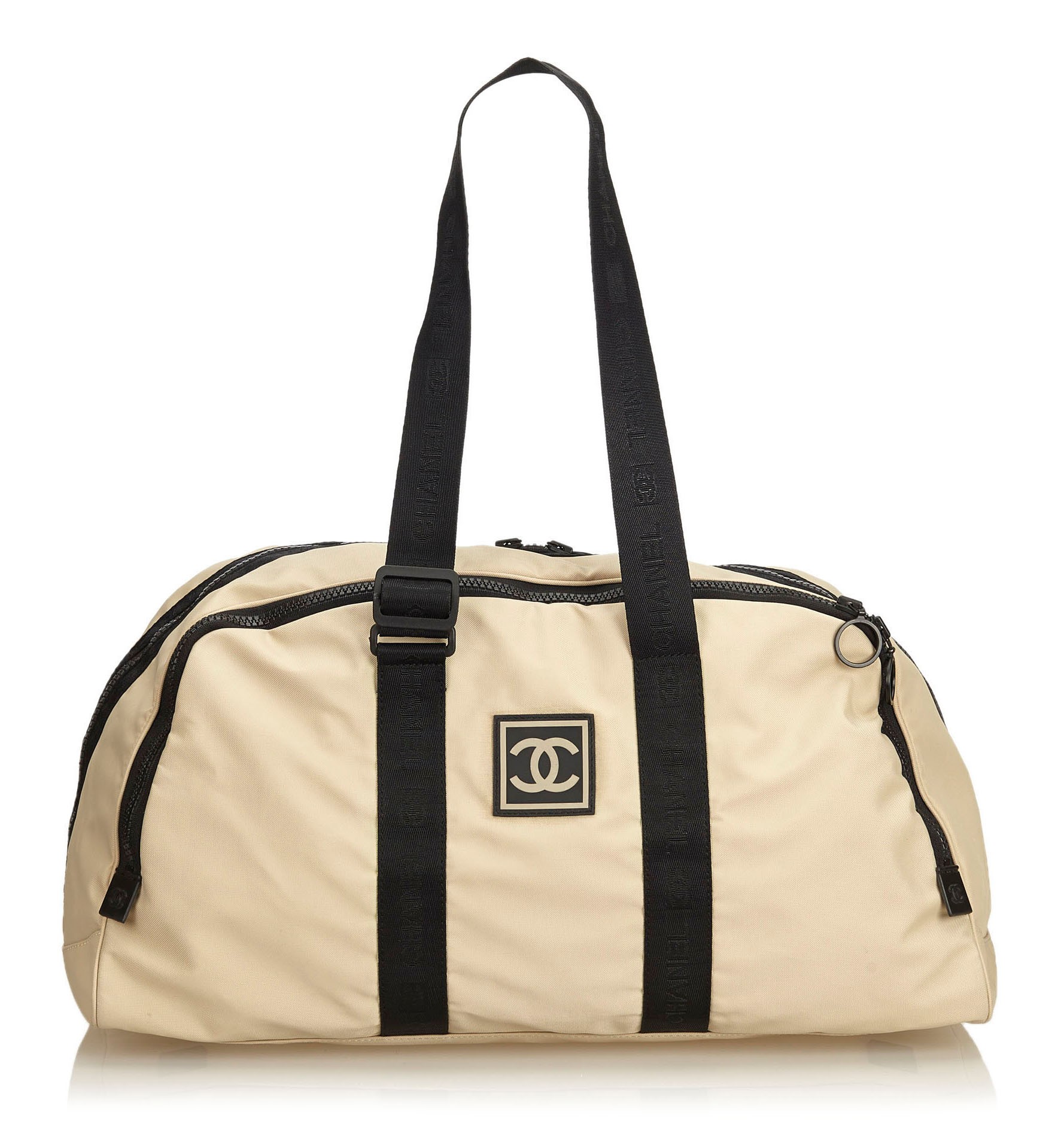 Chanel Sports Rare CC Mark Nylon Duffle · INTO