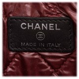 Chanel Vintage - Matelasse Nylon Handbag Bag - Nero - Borsa in Tessuto - Alta Qualità Luxury