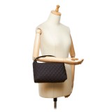 Chanel Vintage - Matelasse Nylon Handbag Bag - Nero - Borsa in Tessuto - Alta Qualità Luxury