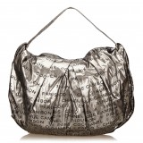 Chanel Vintage - Unlimited Tote Bag - Silver - Canvas Handbag - Luxury High Quality