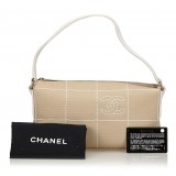 Chanel Vintage - Canvas Handbag Bag - Brown Beige - Canvas Handbag - Luxury High Quality