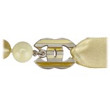 Chanel Vintage - Faux Pearl Necklace - Giallo Bianco - Collana di Perle Chanel - Alta Qualità Luxury