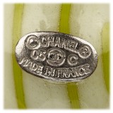 Chanel Vintage - Faux Pearl Necklace - Giallo Bianco - Collana di Perle Chanel - Alta Qualità Luxury