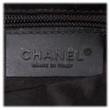 Chanel Vintage - Nylon Shoulder Bag - Marrone Beige - Borsa in Tessuto - Alta Qualità Luxury