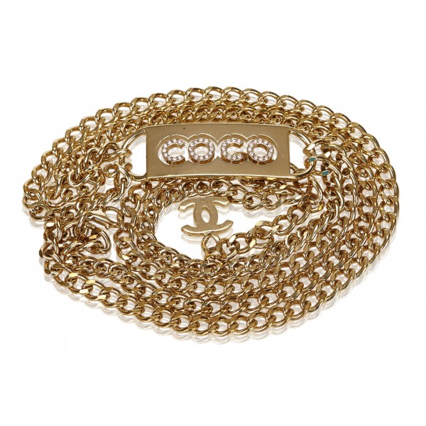 Chanel Gold Chain Belt with Star Motif at 1stDibs  gold chanel belt chanel  chain belt chanel gold belt