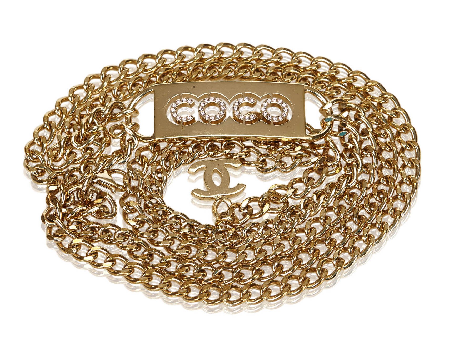 Løfte aldrig forberede Chanel Vintage - Gold-Tone Chain Belt - Gold - Chanel Belt - Luxury High  Quality - Avvenice