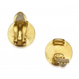 Chanel Vintage - Clip-On CC Earrings - Gold Brown - Earrings Chanel - Luxury High Quality