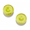Chanel Vintage - Round Clip On Earrings - Verdi - Orecchini Chanel in Ceramica - Alta Qualità Luxury