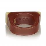 Chanel Vintage - Enamel CC Ring - Brown - Chanel Ring - Luxury High Quality