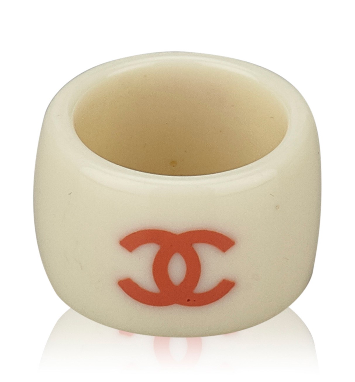 Chanel Enamel Camellia CC Ring Set Gold White (2 rings only) – Coco  Approved Studio