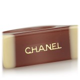 Chanel Vintage - Enamel CC Ring - Marrone - Anello Chanel - Alta Qualità Luxury