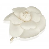 Chanel Vintage - Camellia Brooch - Bianca Avorio - Spilla Chanel - Alta Qualità Luxury