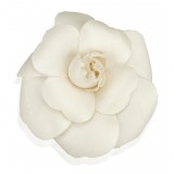 Chanel Vintage - Camellia Brooch - White Ivory - Brooch Chanel - Luxury High Quality