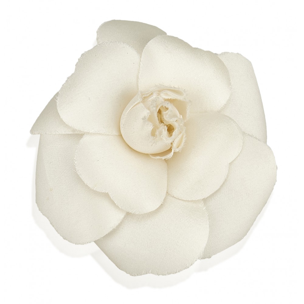 Chanel Vintage - Camellia Brooch - White Ivory - Brooch Chanel - Luxury  High Quality - Avvenice