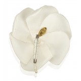 Chanel Vintage - Camellia Brooch - Bianca Avorio - Spilla Chanel - Alta Qualità Luxury