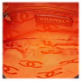 Chanel Vintage - Cambon Ligne Pochette Bag - Black - Leather and Lambskin Handbag - Luxury High Quality