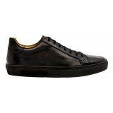 Bottega Senatore - Carulo - Sneakers - Black - Italian Handmade Man Shoes - High Quality Leather Shoes