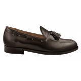 Bottega Senatore - Vittorio - Mocassino - Brown - Italian Handmade Man Shoes - High Quality Leather Shoes