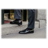 Bottega Senatore - Vanio - Mocassino - Black - Italian Handmade Man Shoes - High Quality Leather Shoes
