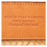 Balenciaga Vintage - Bistrot Panier Tote Bag - Brown Beige - Leather and Straw Handbag - Luxury High Quality
