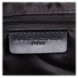 Balenciaga Vintage - Nylon Tote Bag - Nero - Borsa in Pelle e Tessuto - Alta Qualità Luxury