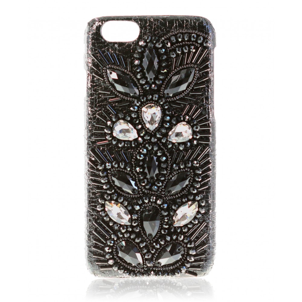 2 ME Style - Cover Embroidery Black Drops - iPhone 6/6S