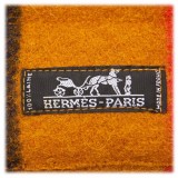 Hermès Vintage - Aline Rocabar Grooming Bag - Marrone Multi - Borsa in Tessuto e Lana - Alta Qualità Luxury