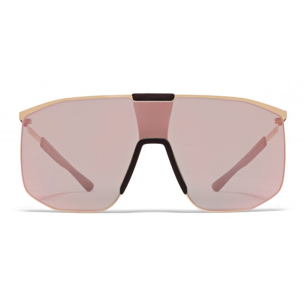 Mykita - Yarrow - Occhiali da Sole a Scudo in Metallo - New Collection - Mykita Eyewear