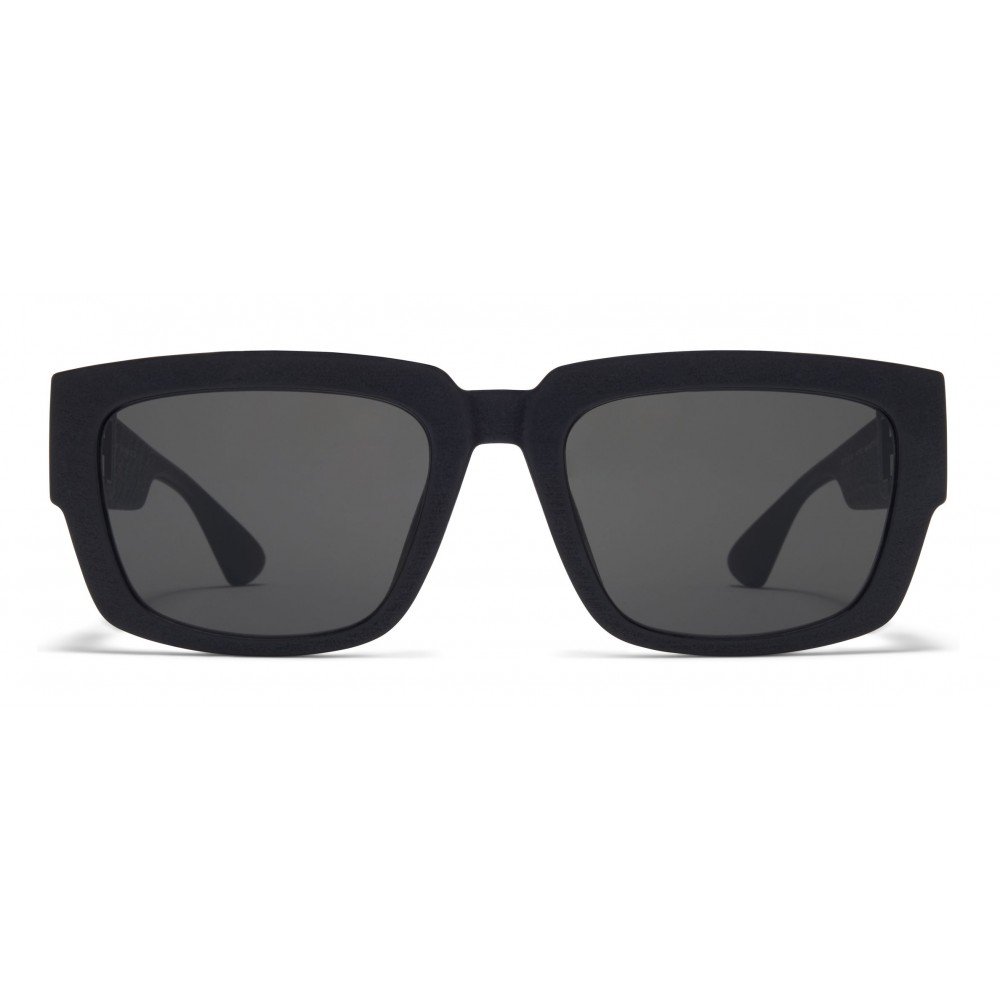 White Moon Square Acetate & Stainless Steel Sunglasses