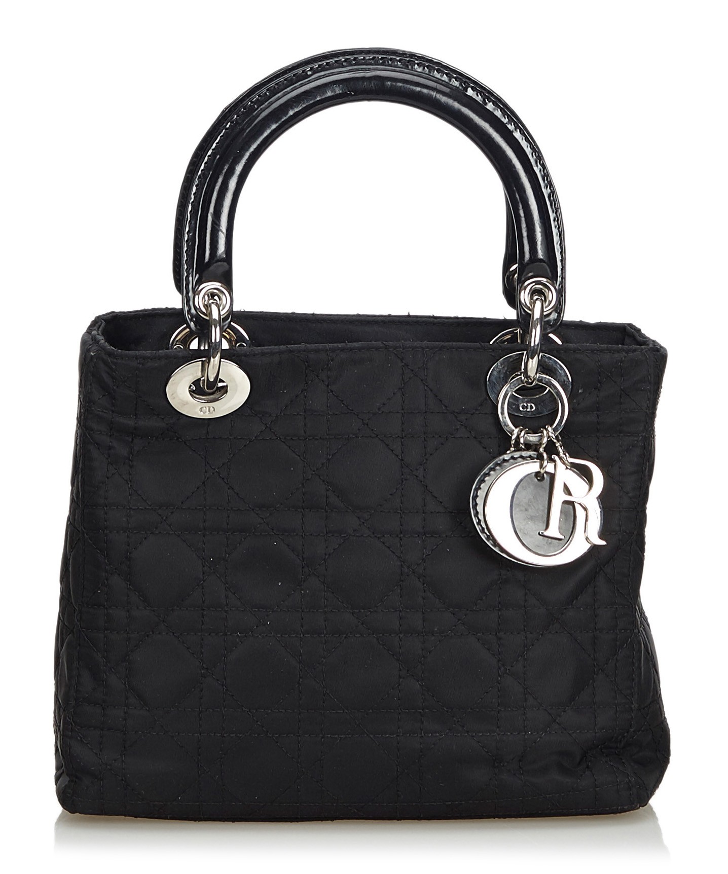 Lady Dior Nylon Cannage Handbag Bag 