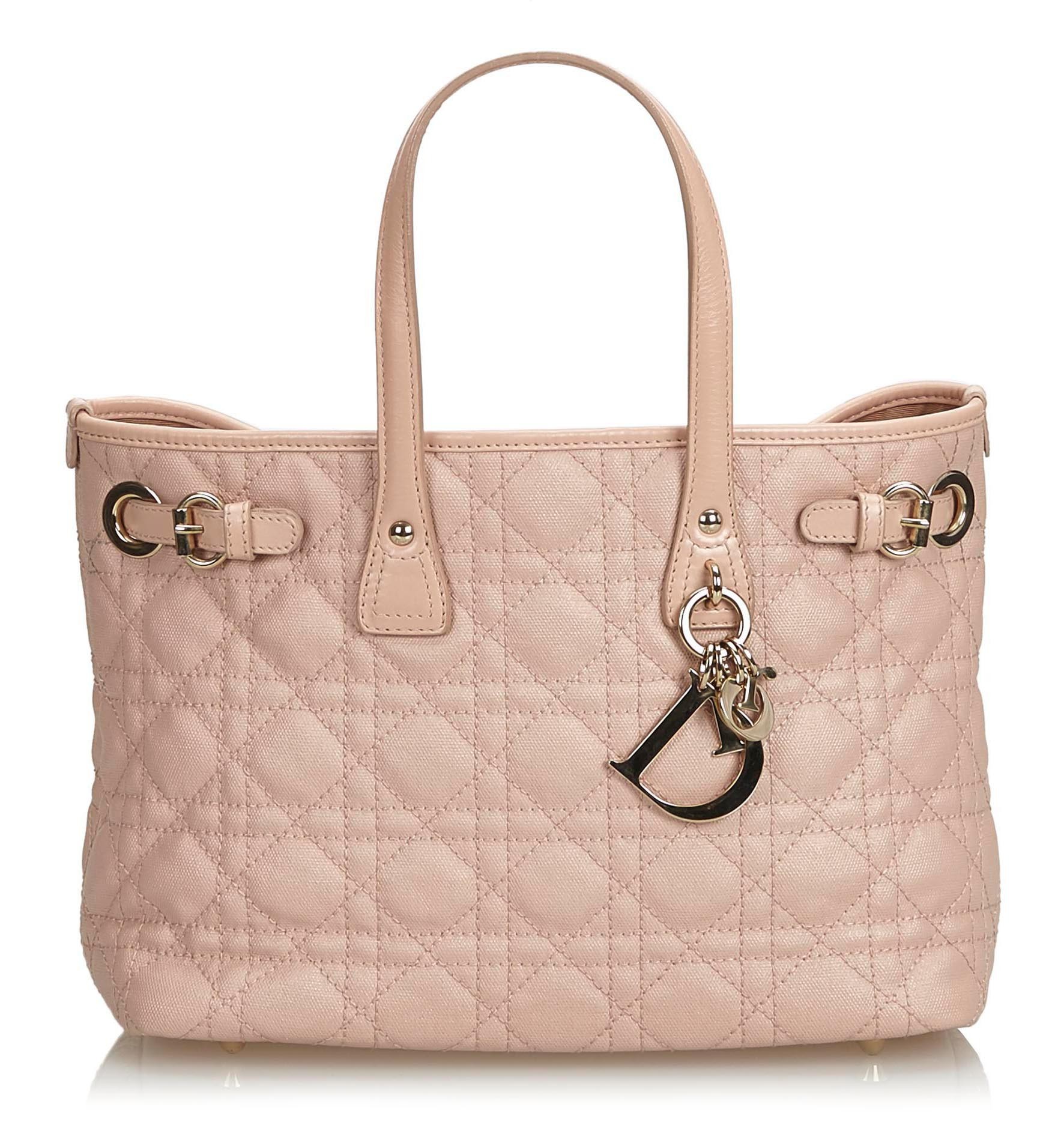 Dior Vintage - Cannage Panarea Tote Bag - Pink - Leather Handbag - Luxury  High Quality - Avvenice