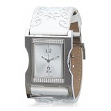 Dior Vintage - Chris 47 Watch - Bianco Avorio - Orologio Dior in Metallo e Pelle - Alta Qualità Luxury