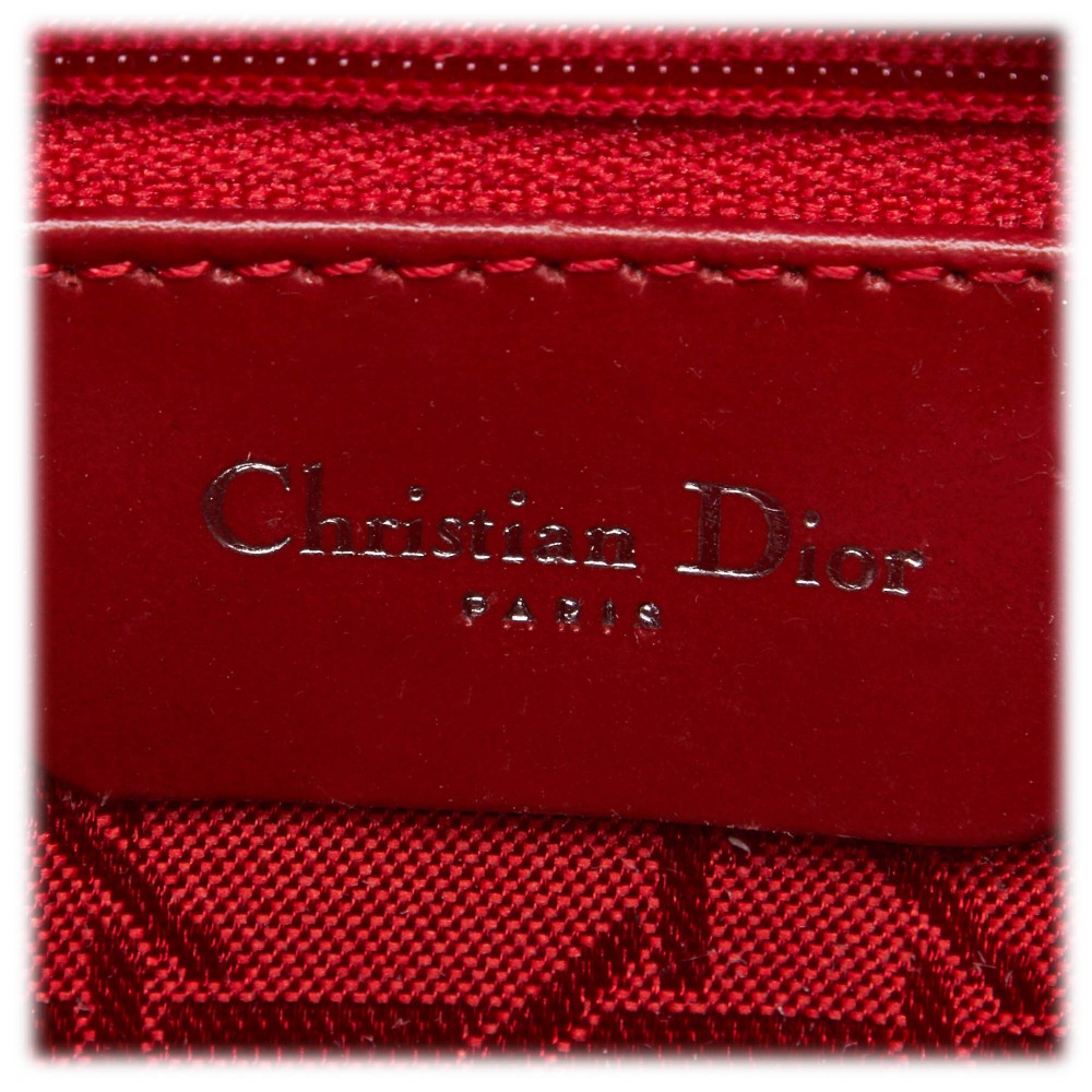 Dior Vintage - Lady Dior Nylon Cannage Handbag Bag - Black - Leather ...