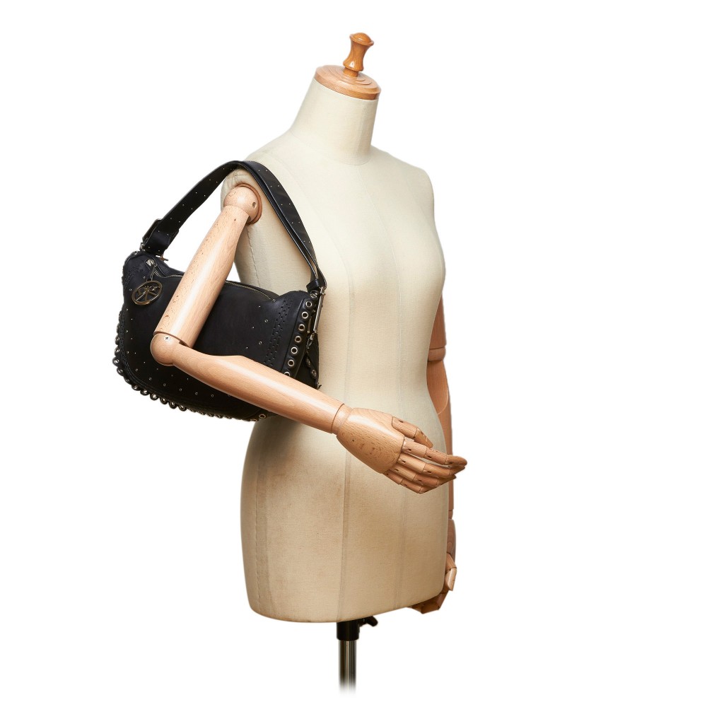 Dior Vintage - Peace and Love Hobo Bag - Black - Leather Handbag ...