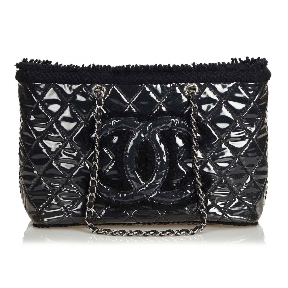 vintage black chanel purse